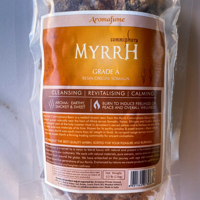 Myrrh - Myrrha Commiphora Resin ½ lb (227 g)