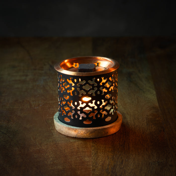 Wood Element- Incense Bricks & Burner Set