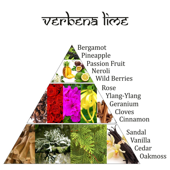 Verbena Lime Incense Bricks Refill Pack