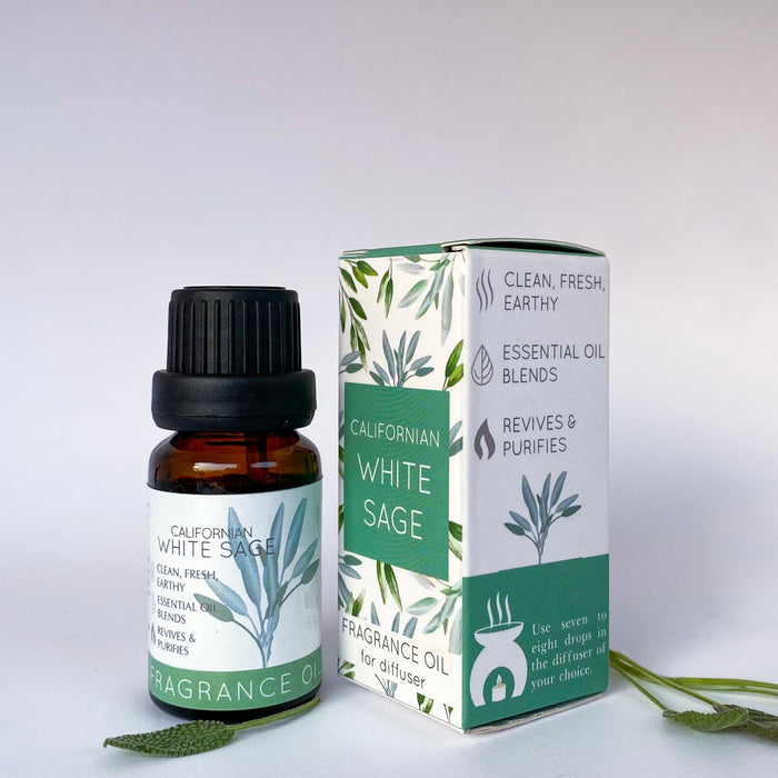 White Sage, Lavender & White Sage, Rose & White Sage Essential Oil Diffuser Blend